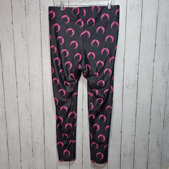 NWOT Bombsheller Black Pink Print Activewear Pants Leggings Size 4XL USA Made. - Picture 6 of 6